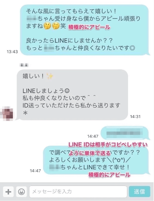 LINE交換